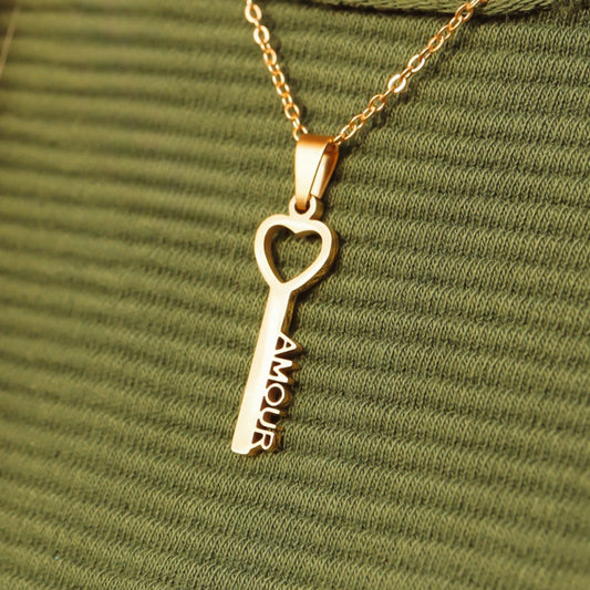 Amour Key of the Heart Necklace