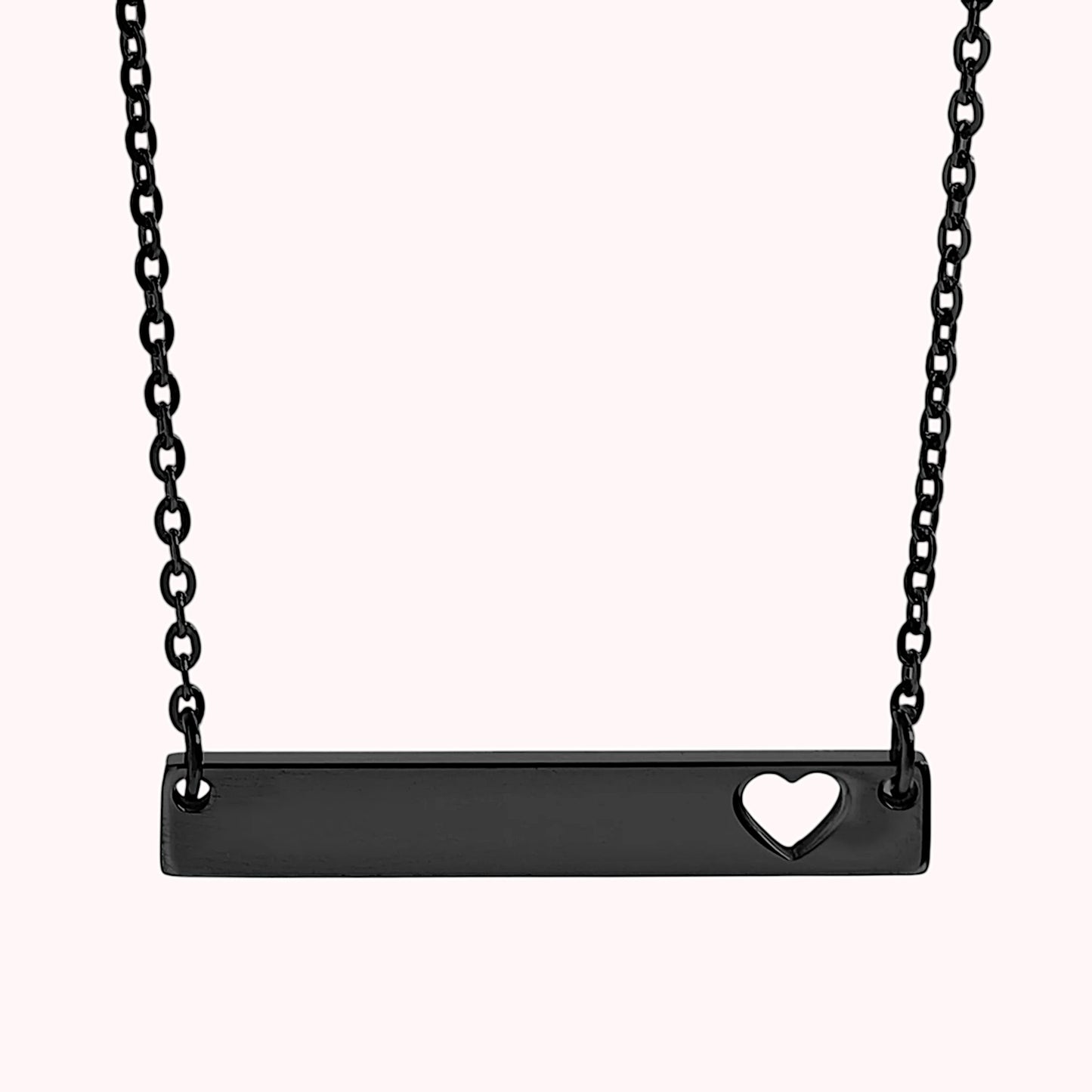Heart Bar Necklace