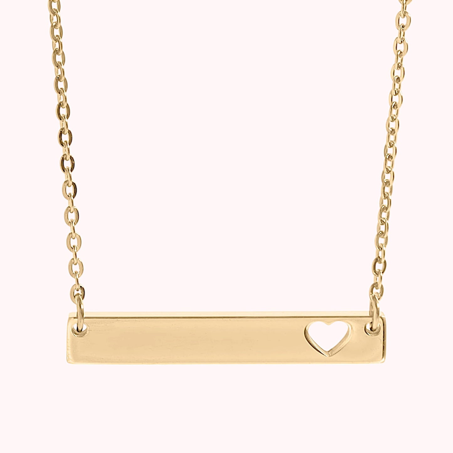 Heart Bar Necklace