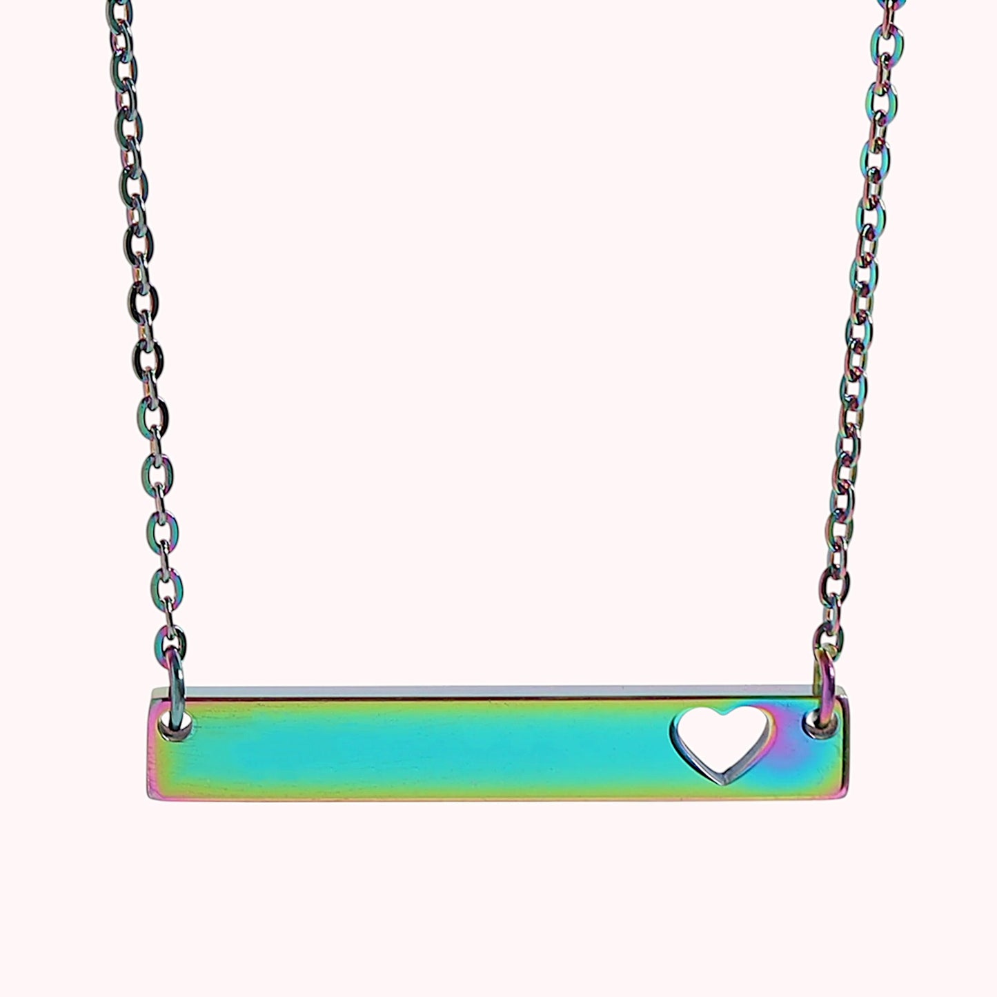 Heart Bar Necklace