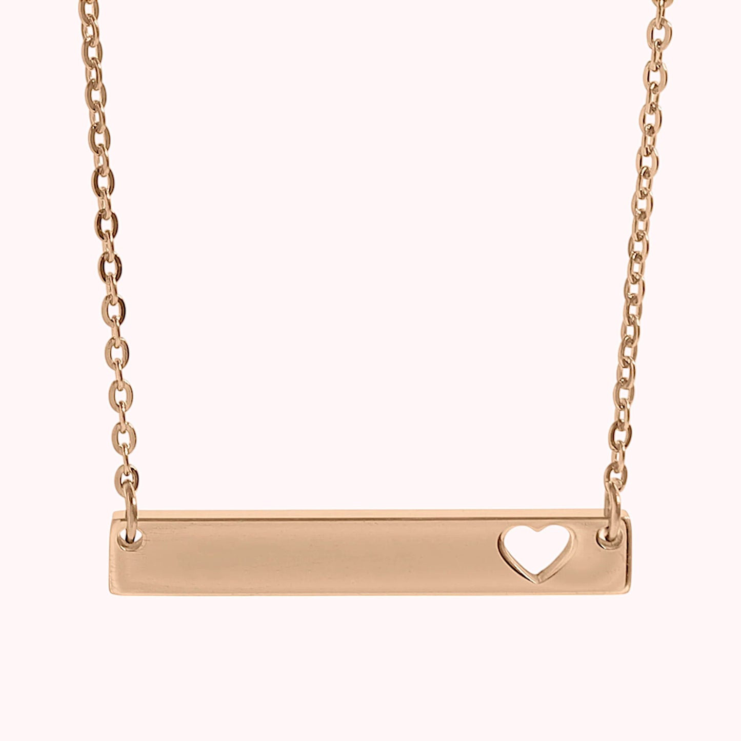 Heart Bar Necklace