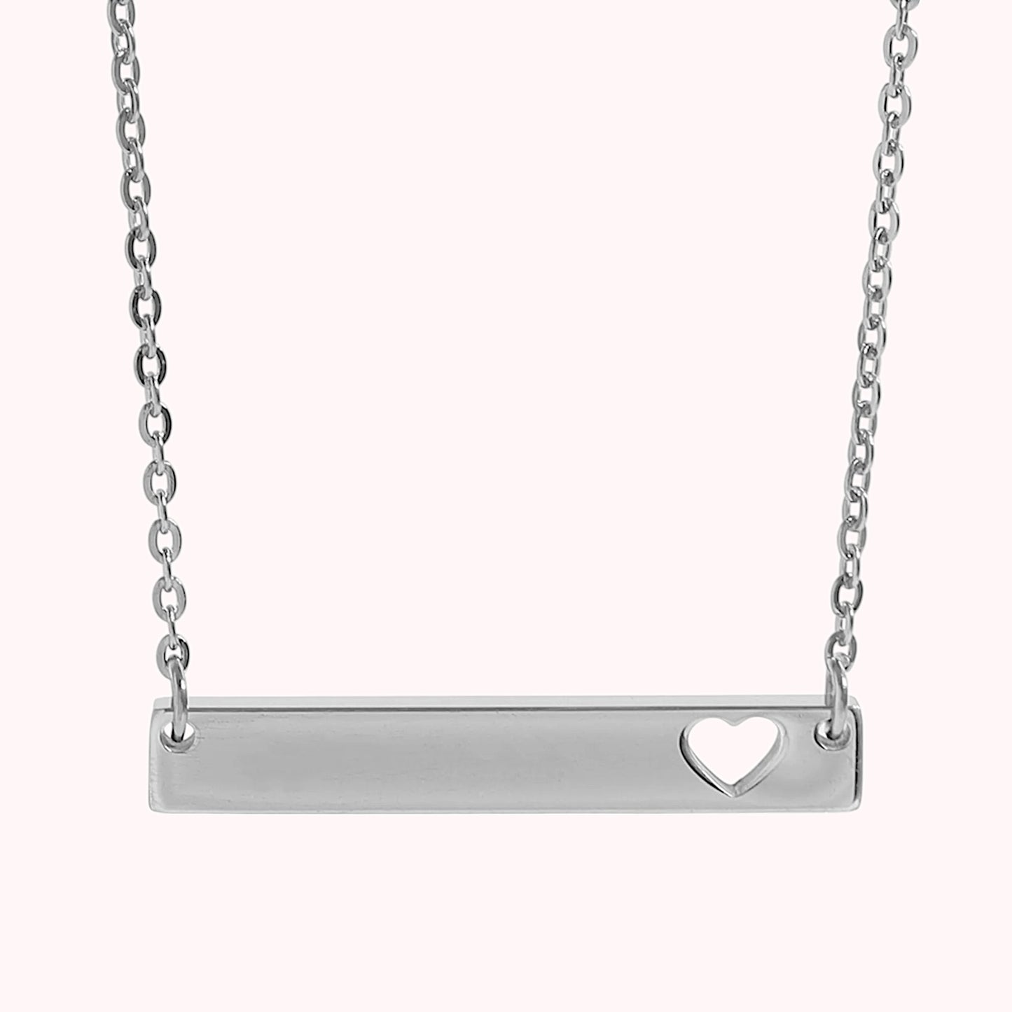 Heart Bar Necklace