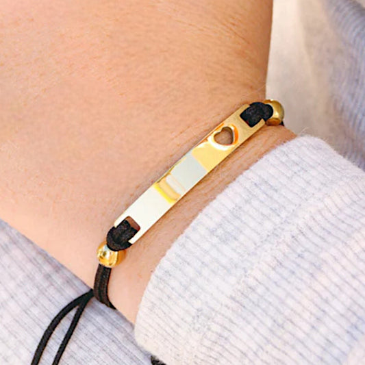 Adjustable Heart Friendship Bracelet