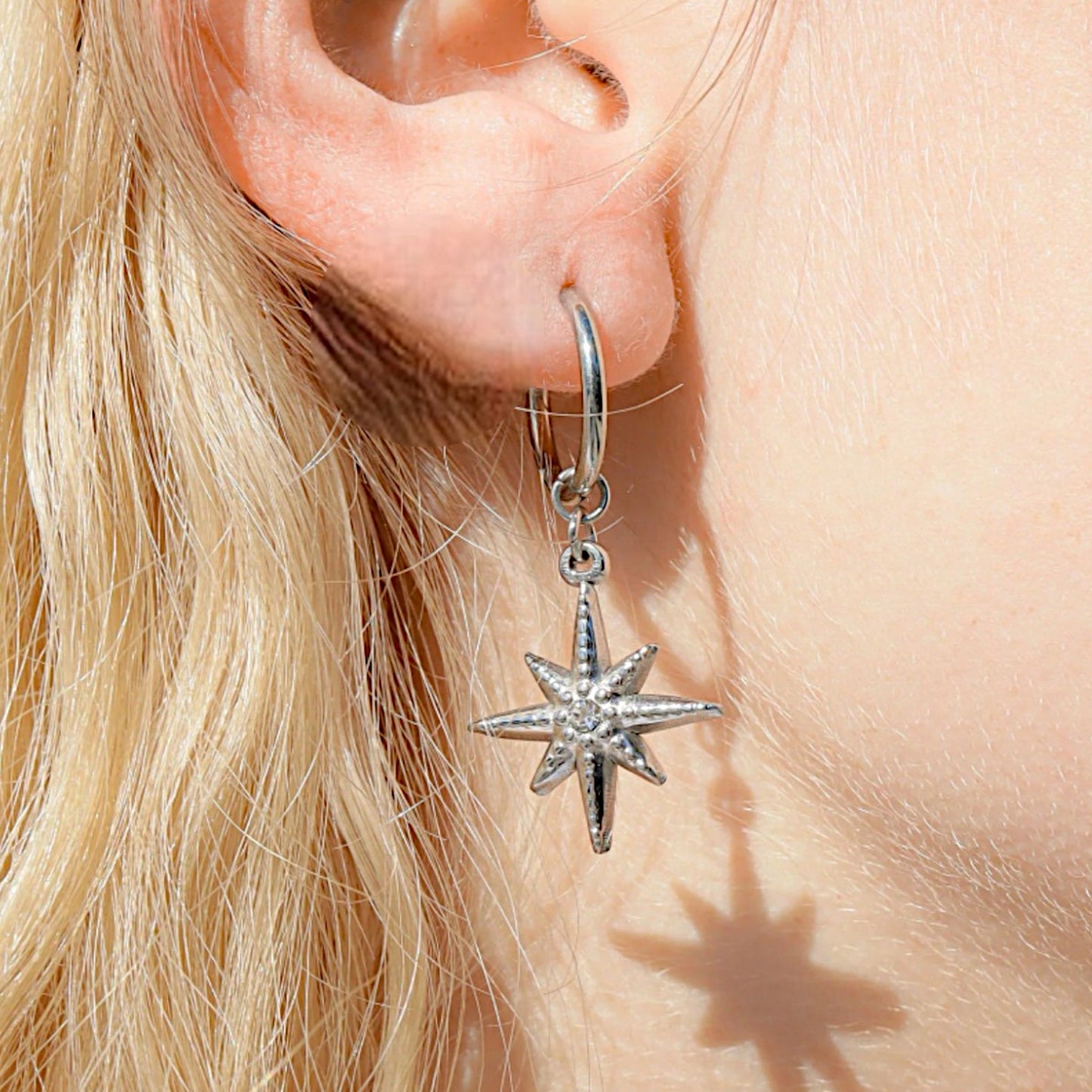 Compass Charm Earrings