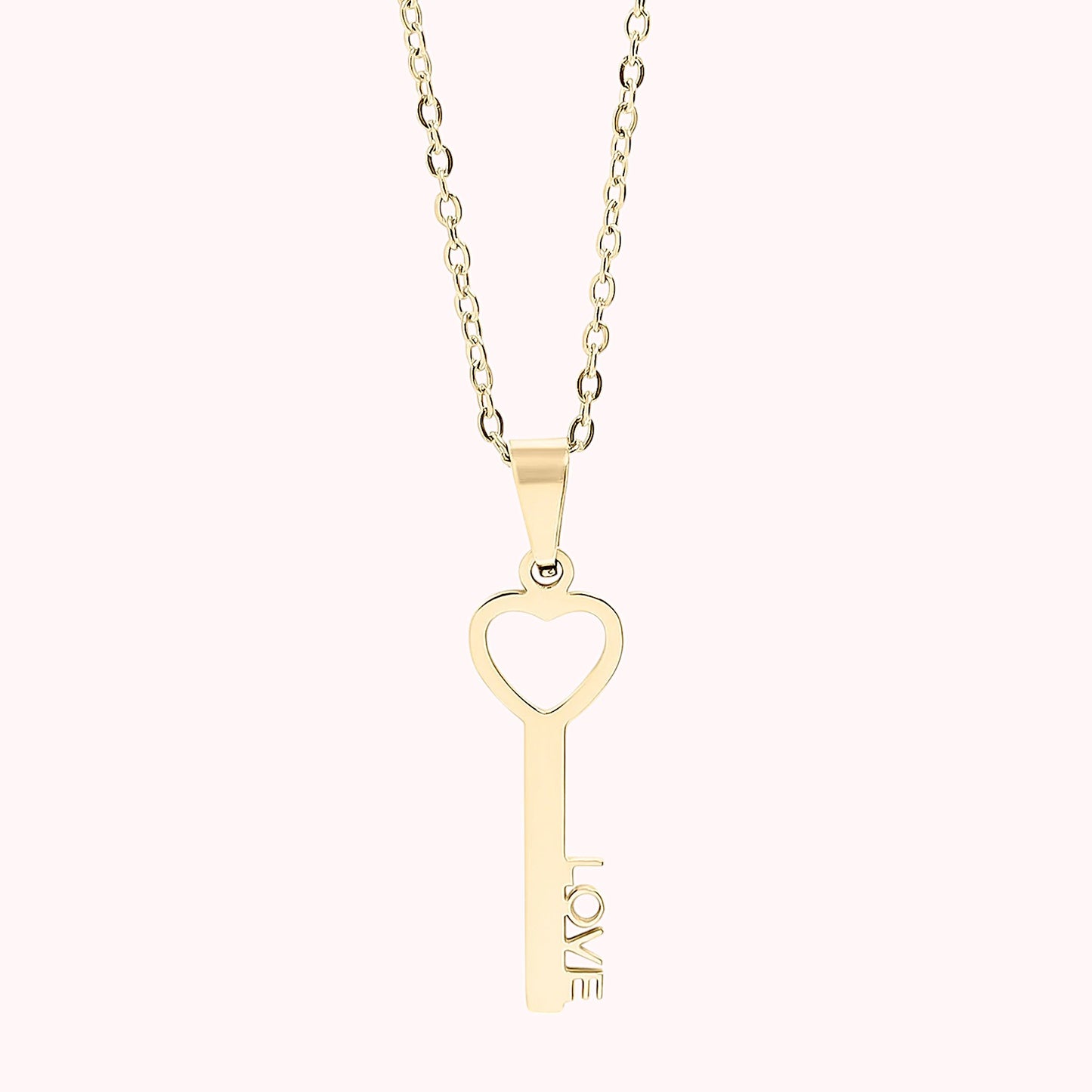 Love Key of the Heart Necklace