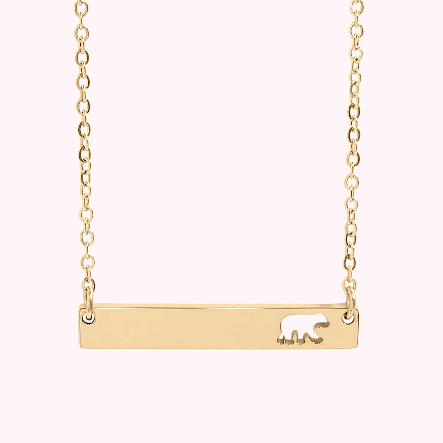 Bear Bar Necklace