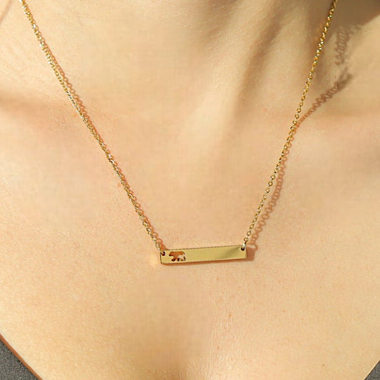 Bear Bar Necklace