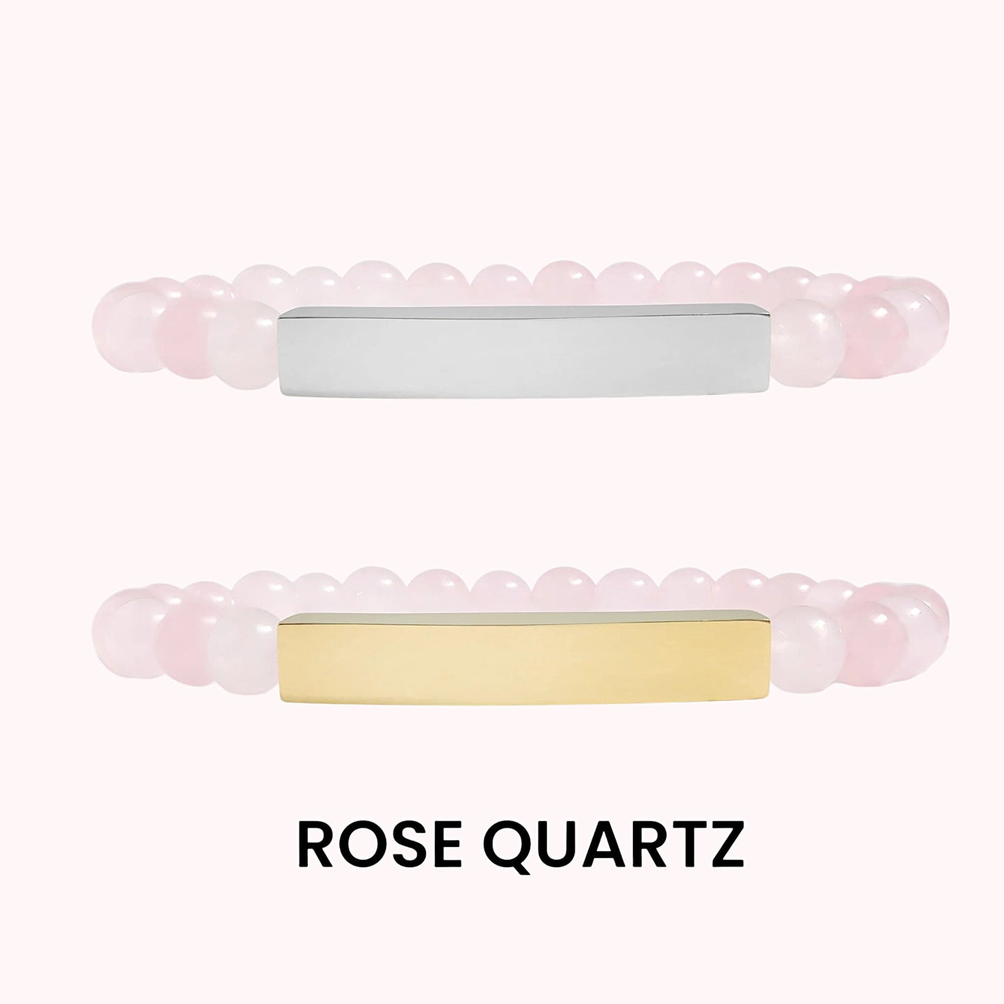 Semi-Precious Natural Stone Stretch Bracelet
