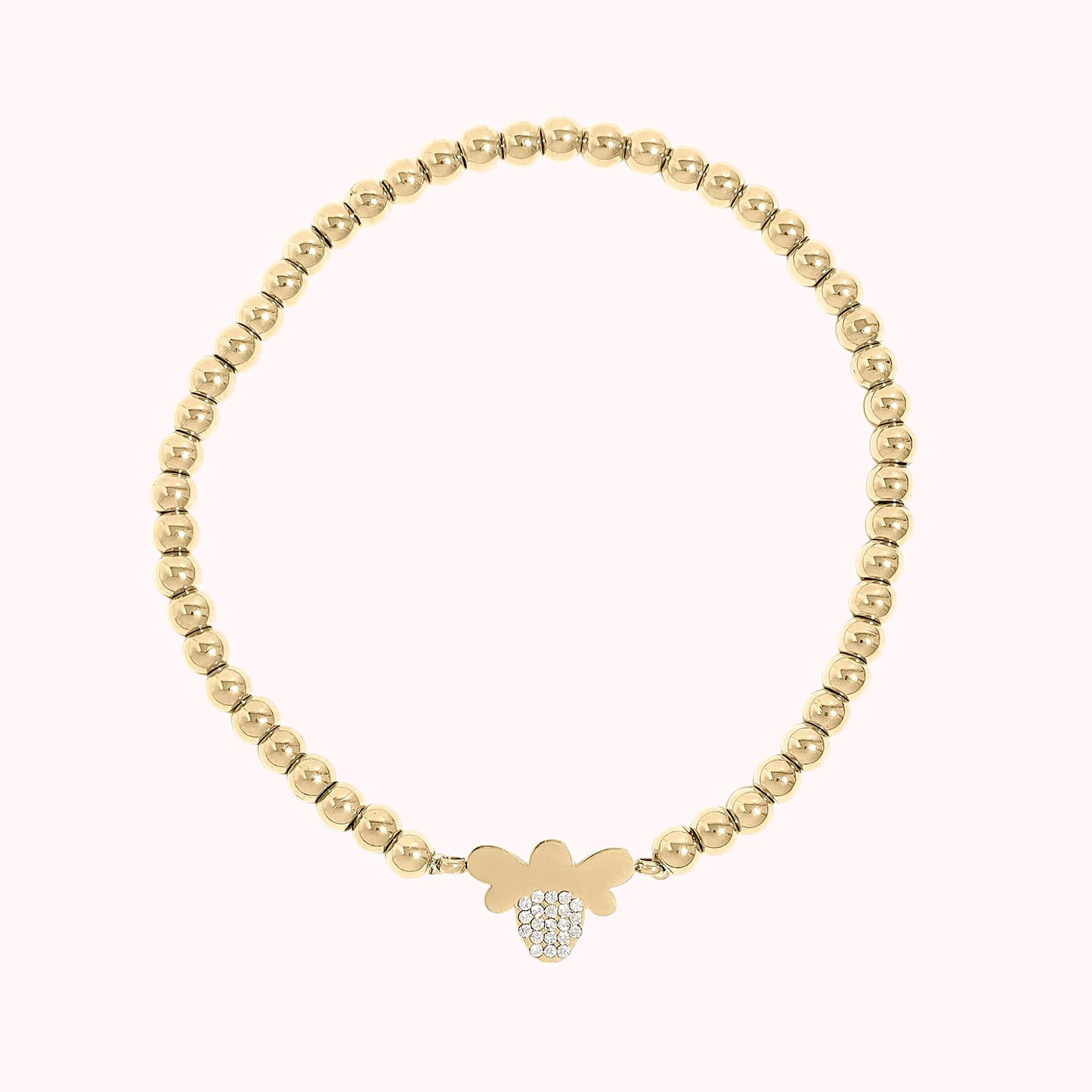 Stackable Bee Beaded Stretch Bracelet