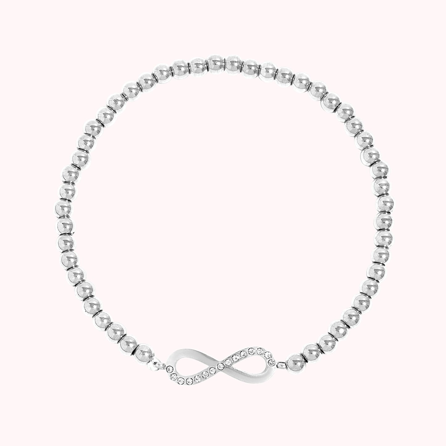 Stackable Infinity Beaded Stretch Bracelet