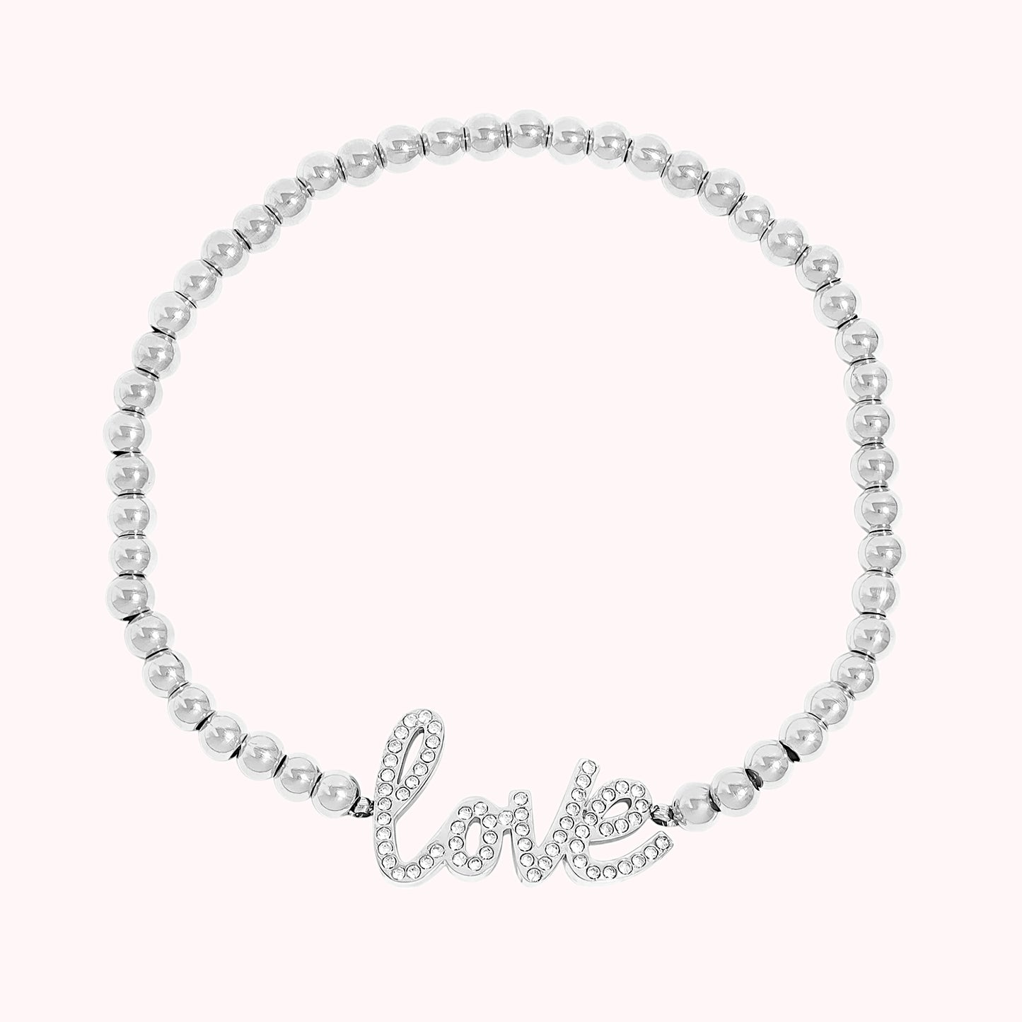 Stackable Love Beaded Stretch Bracelet