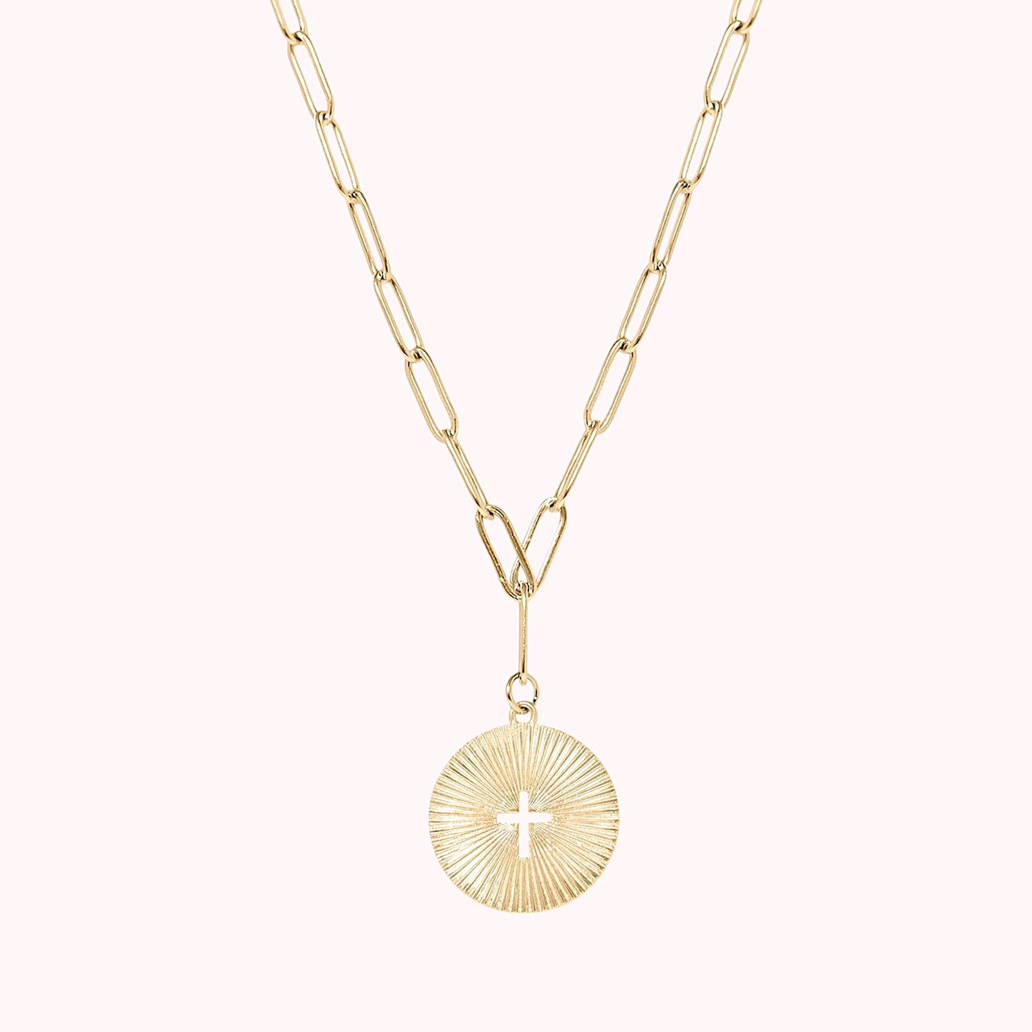 Faithful Radiance Paperclip Chain Necklace