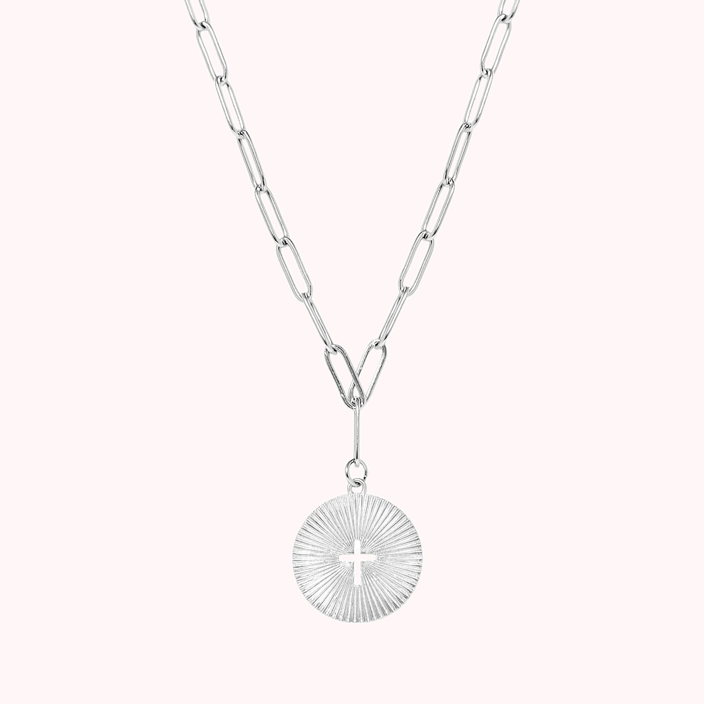 Faithful Radiance Paperclip Chain Necklace