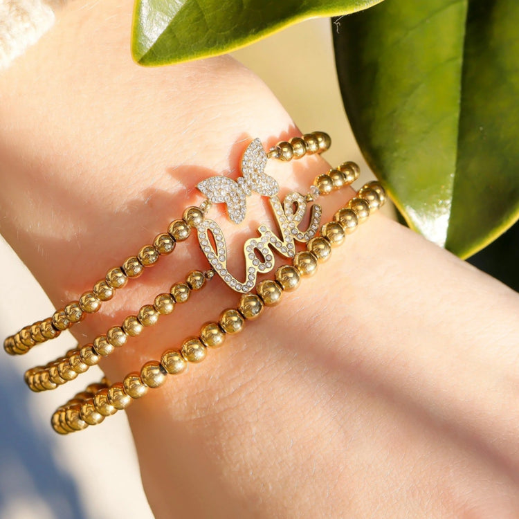 Stackable Beaded Stretch Bracelets