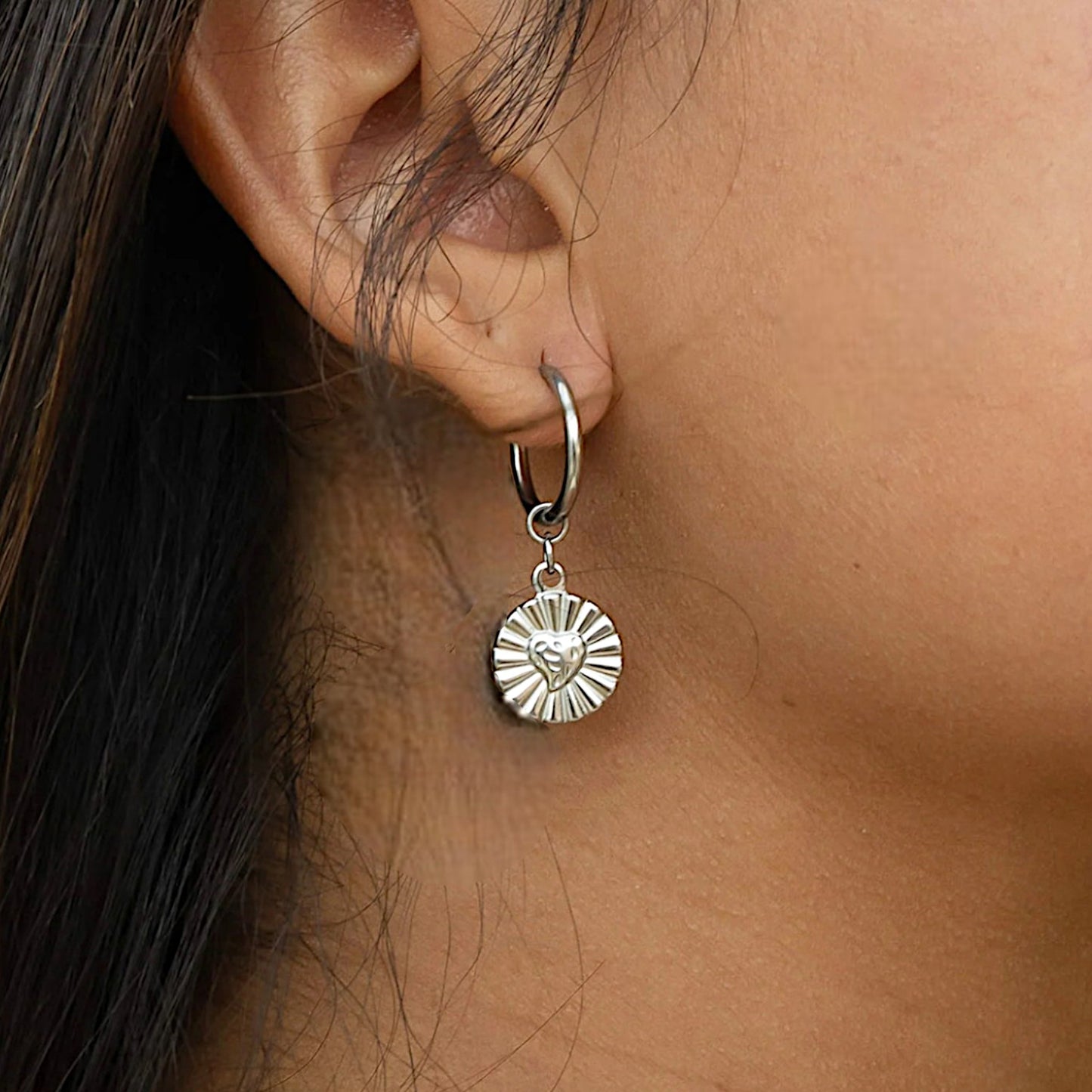 Radiance Heart Earrings